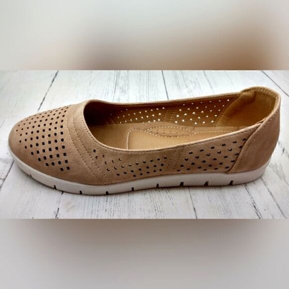 Sneakers Cut out Shoes SZ 40 Women's Accessories Faux Suede Vangelo - Picture 6 of 16